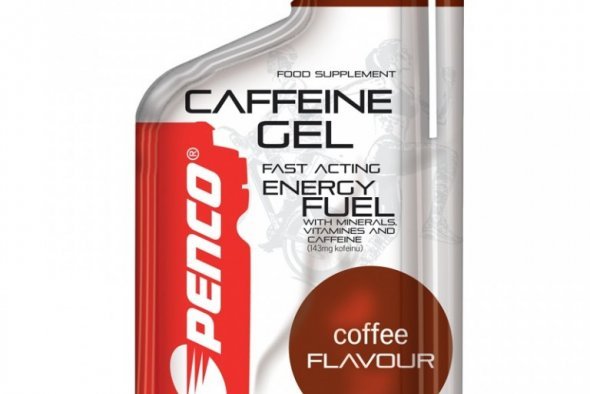 Energetický gel s příchutí kávy