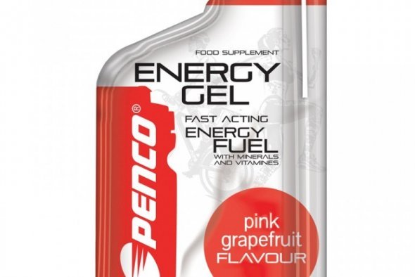 Energetický gel s příchutí růžového grapu