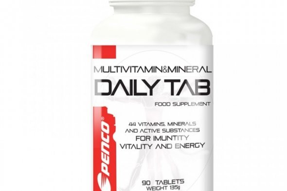DAILY TAB - 90 tablet plných 44 vitamínů a minerálů - komplexní vitamínová kapsle pro Vaše zdraví