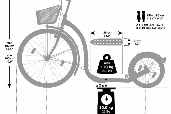 Koloběžka do města Kickbike City G4 parametry